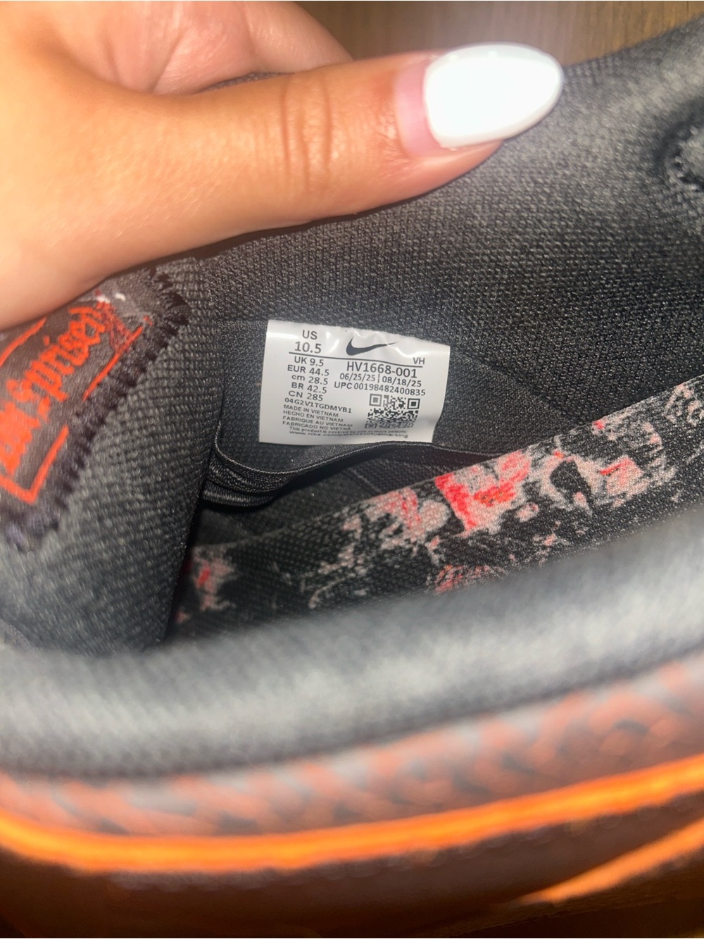 Nike SB Dunk Low Pro PRM Riot Skateshop Dark Smoke Gray Krampus Orange Size10.5 - Picture 6 of 16
